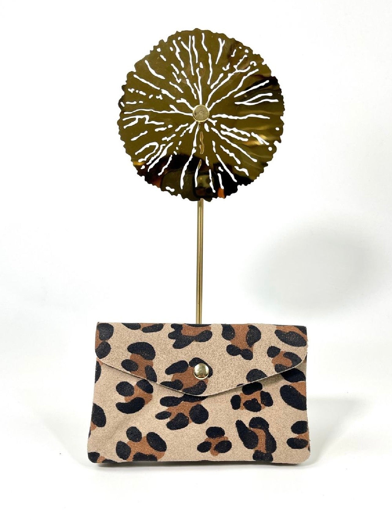 LOT DE 2 GRAND PORTE MONNAIE EN CUIR ÉLÉONORE ENV160