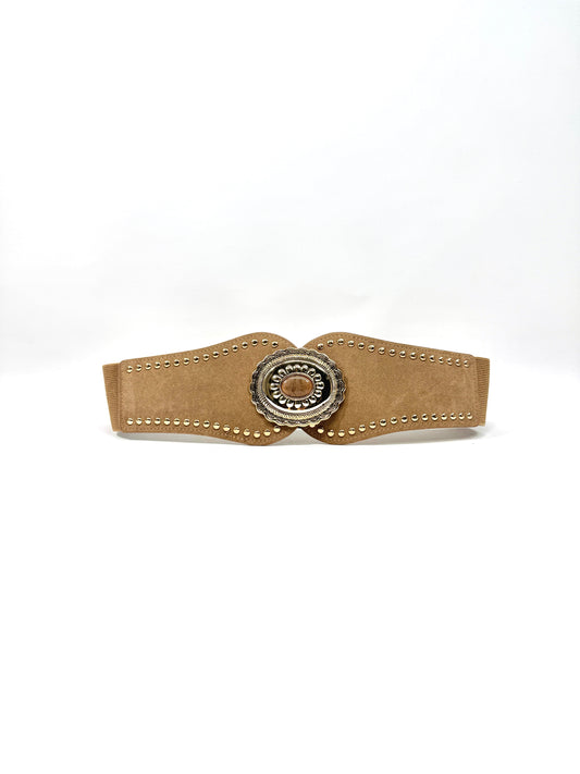 CEINTURE ÉLASTIQUE LARGE SCULPTANTE "Amazone" & BOUCLE BIJOU 910282