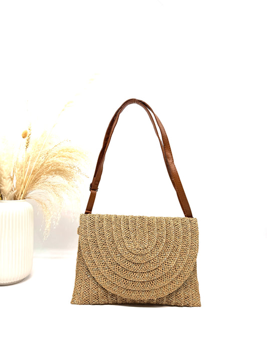 SAC POCHETTE D'ÉTÉ "Bohème" PAPIER STRESSÉ SOLEIL & ANSE SC2607