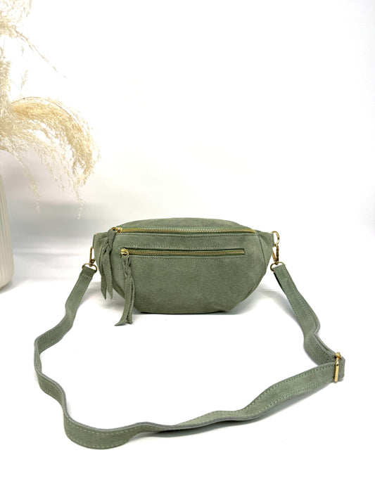 SAC EN CUIR BANANE SUÈDE - COLLECTION URBAN NOMAD