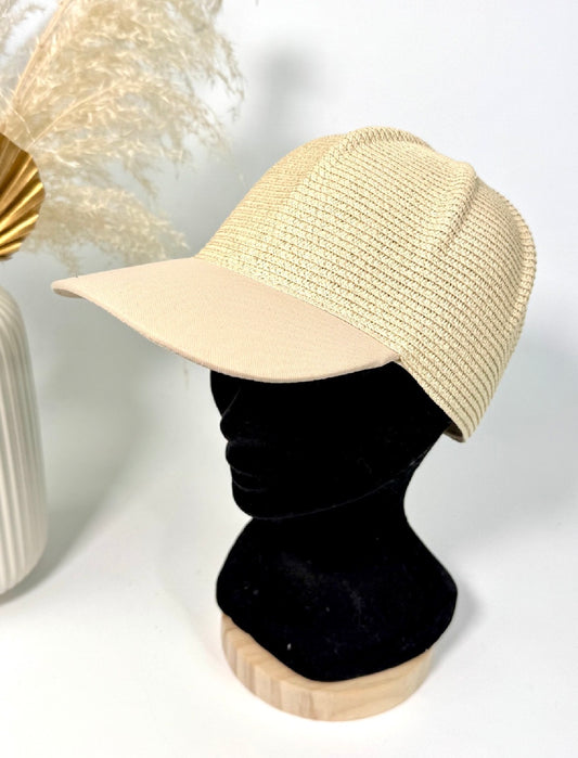 CASQUETTE BI-MATIÈRE PAPIER TISSU CP2502