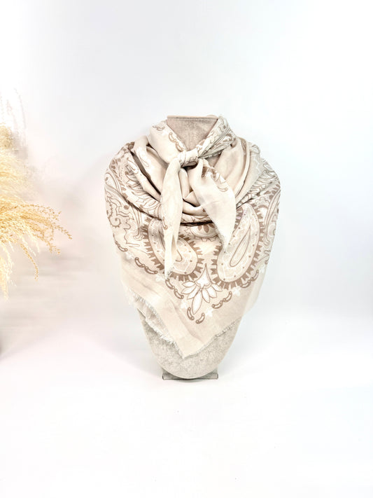 CARRÉ BANDANA FIN PRINTANIER CA26-24