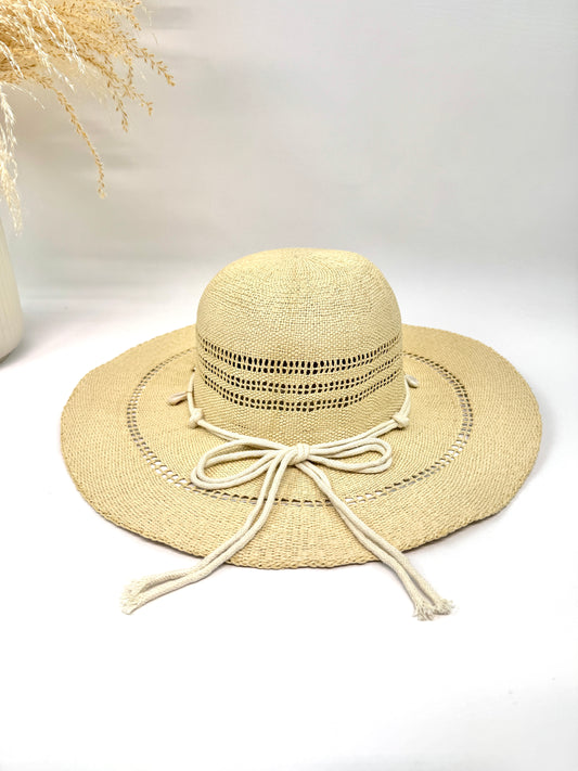 CHAPEAU BOHÈME D'ÉTÉ BOHÈME EN PAPIER TRESSÉ CP2604