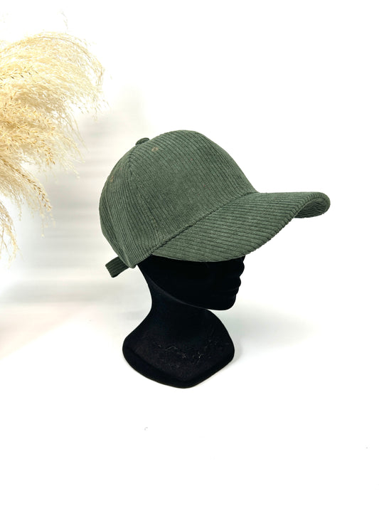 COTTON CORDUROY CAP, PLAIN COLOR CP2412
