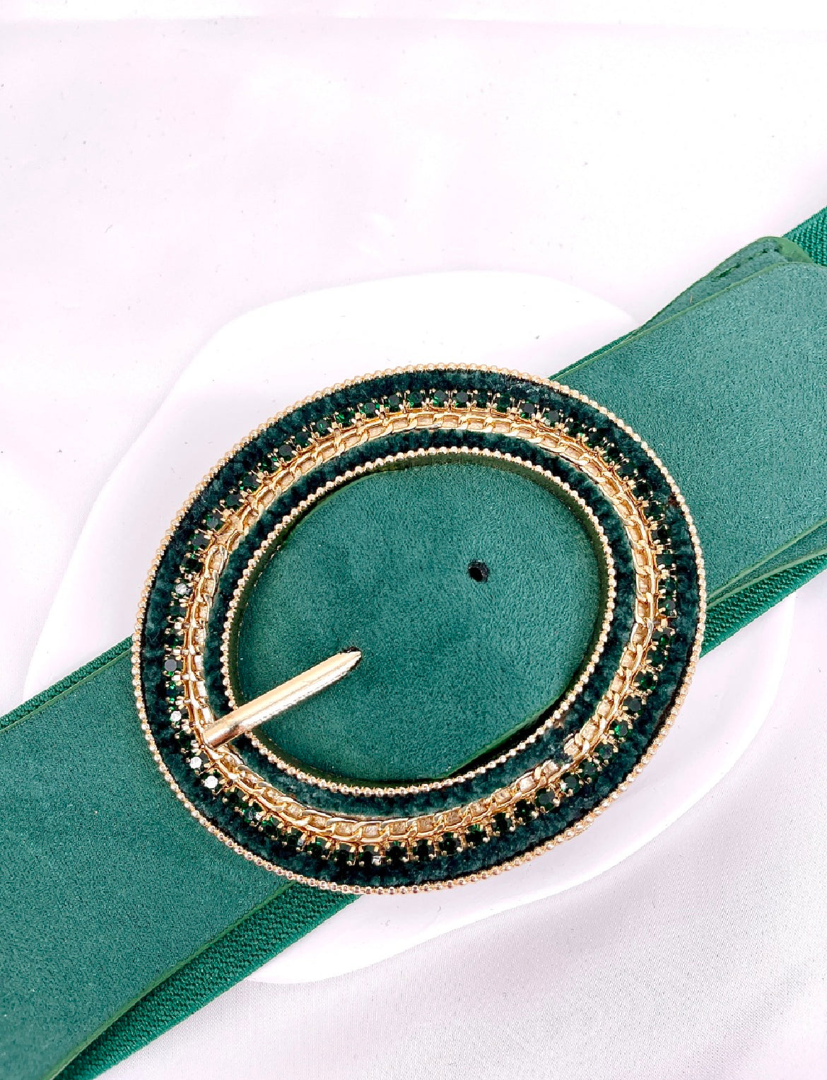 CEINTURE ÉLASTIQUE AVEC BOUCLE OVAL DÉLICATE 910211