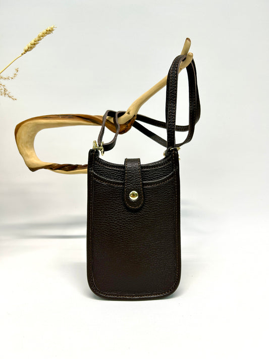 SARA TO GO ITALIAN LEATHER PHONE CASE
