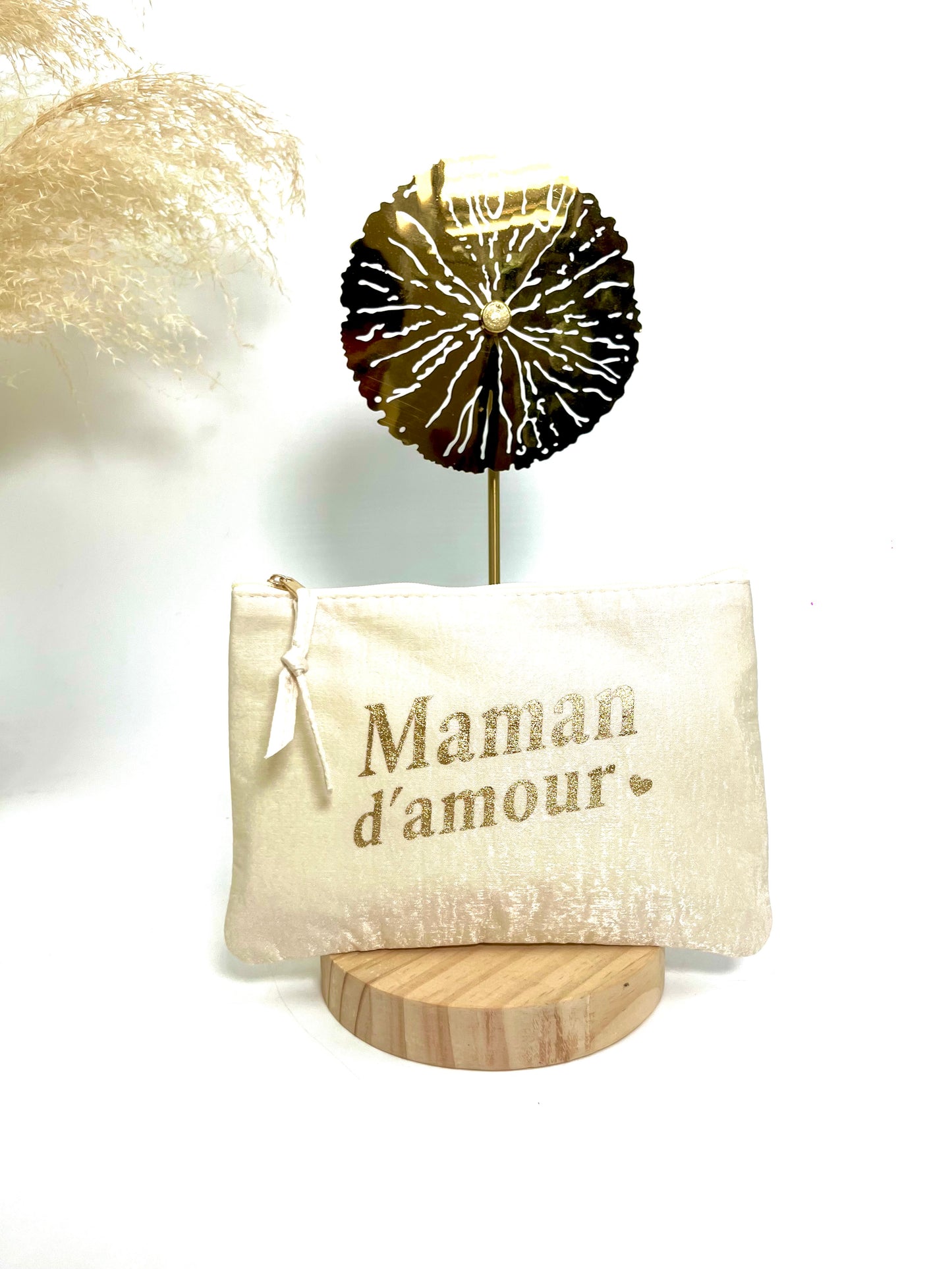 SUPER CUTE SATIN POUCH, LOVING MOM