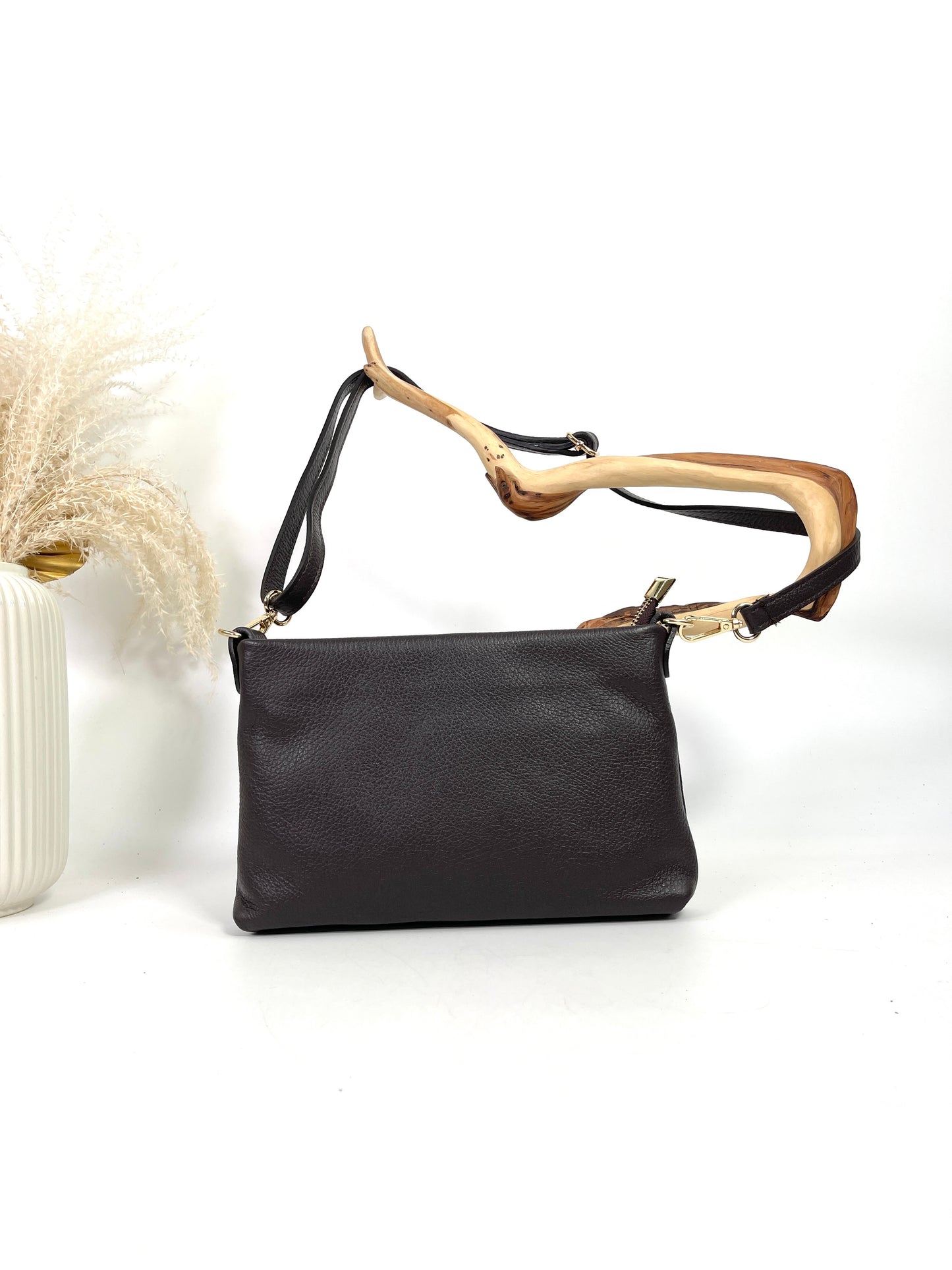 Sierra Leather Shoulder Bag