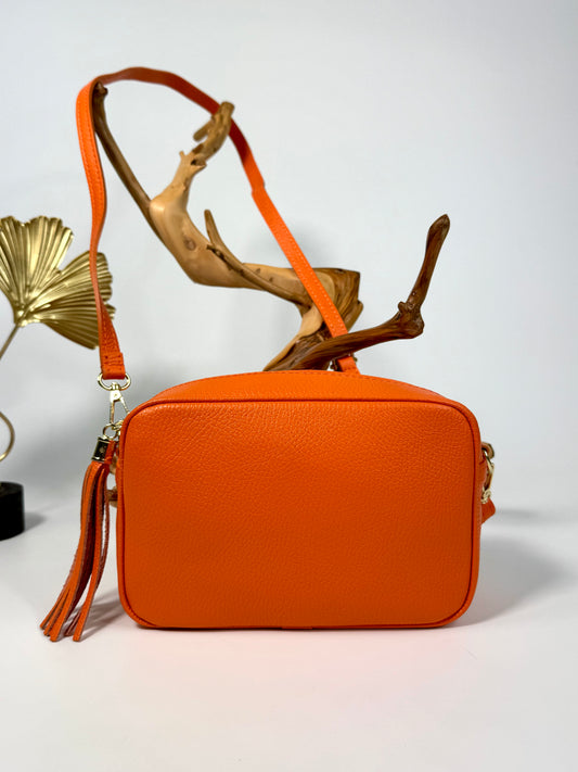 LARGE RECTANGULAR TIFFANY LEATHER BAG