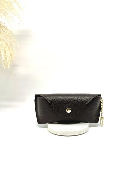 Fiona Italian Leather String Eyeglass Case