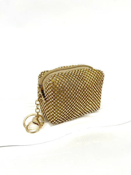 PETIT PORTE MONNAIE ÉPAIS GRIGRI À STRASS ZIPÉ LAURINE SC2314