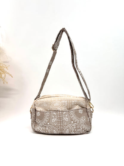 SAC BANDANA BICOLORE EN COTON "L'amour" SC2623