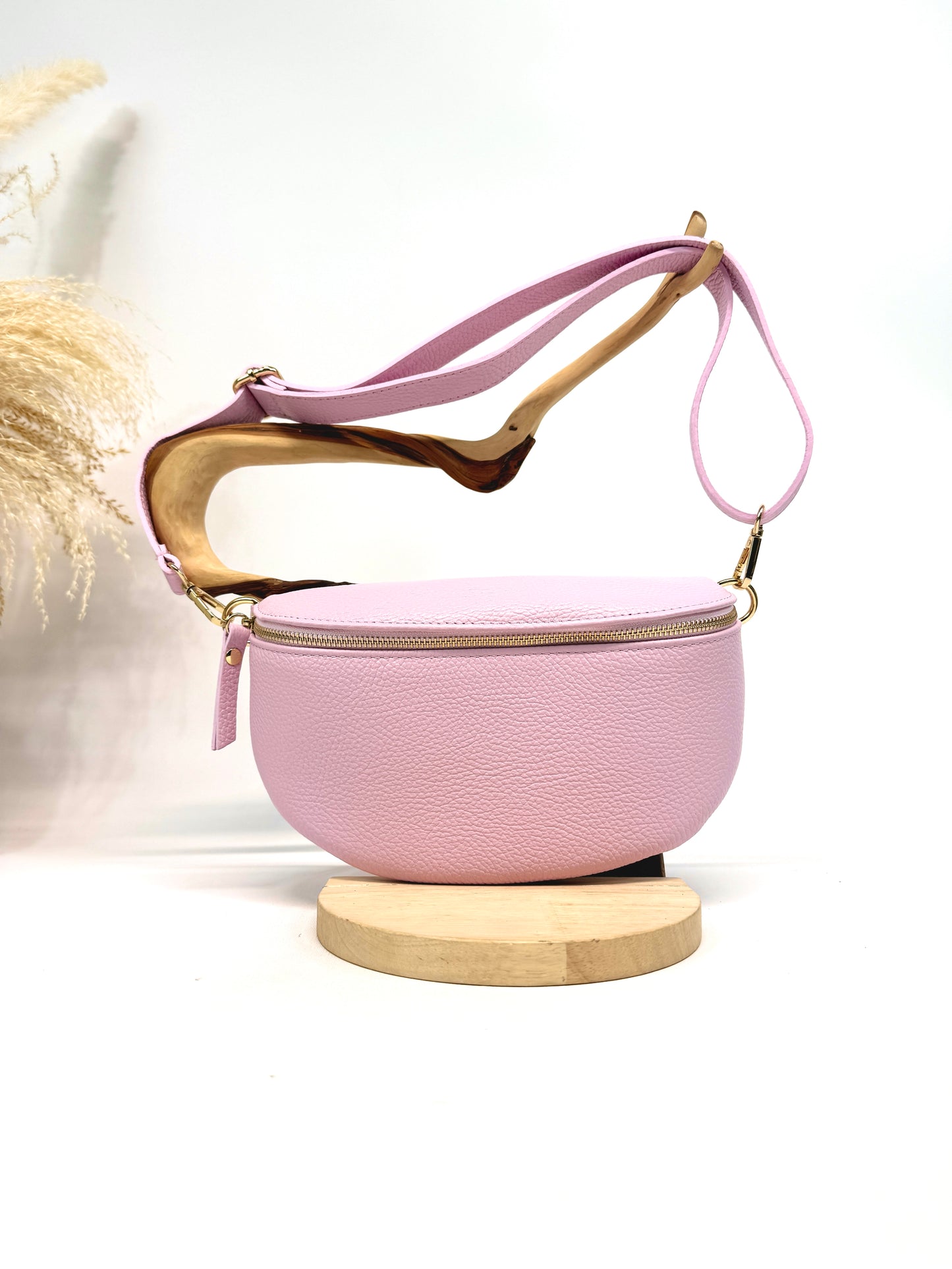 BANANE MOYENNE SAC EN CUIR GRAINÉ ITALIEN