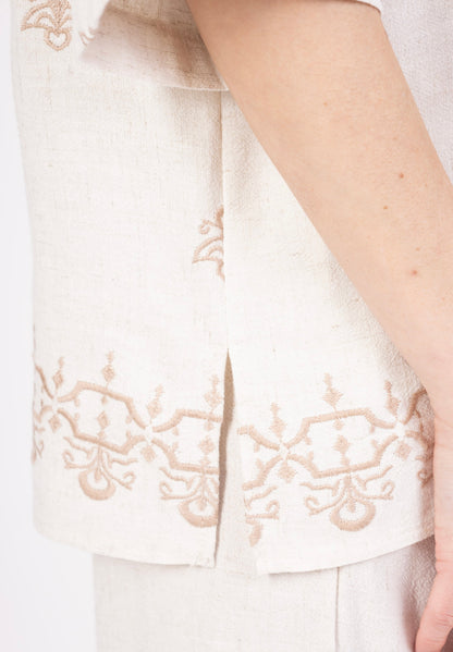 (10€ la pièce) LOT DE 4 BLOUSE PALAZZO EN LIN & COTON - COLLECTION RIVIERA CHIC 25VET08