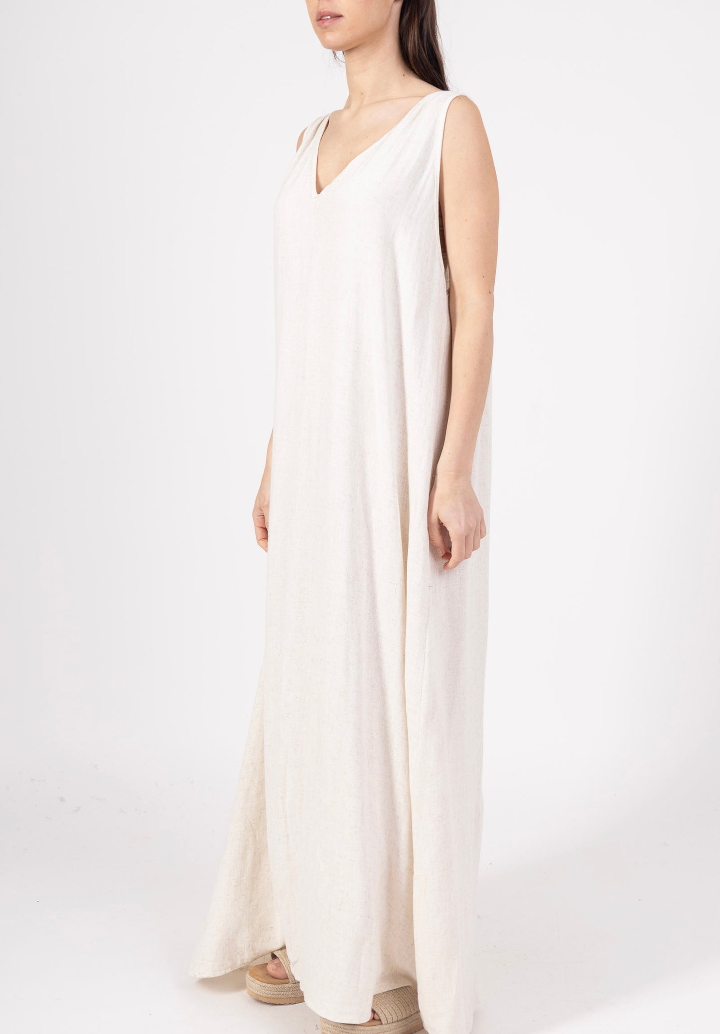 (13€ la pièce) LOT DE 4 ROBE FLUIDE COTON & LIN - COLLECTION DÉESSE BOHÈME 25VET11