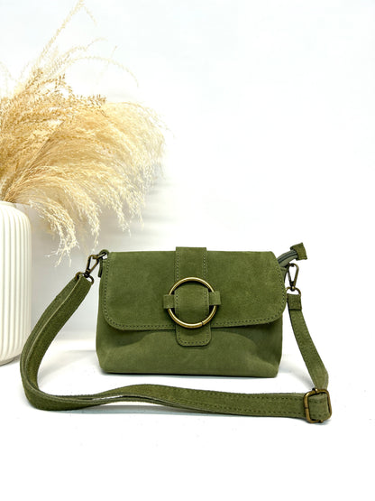 CHIC ITALIAN LEATHER RING BAG