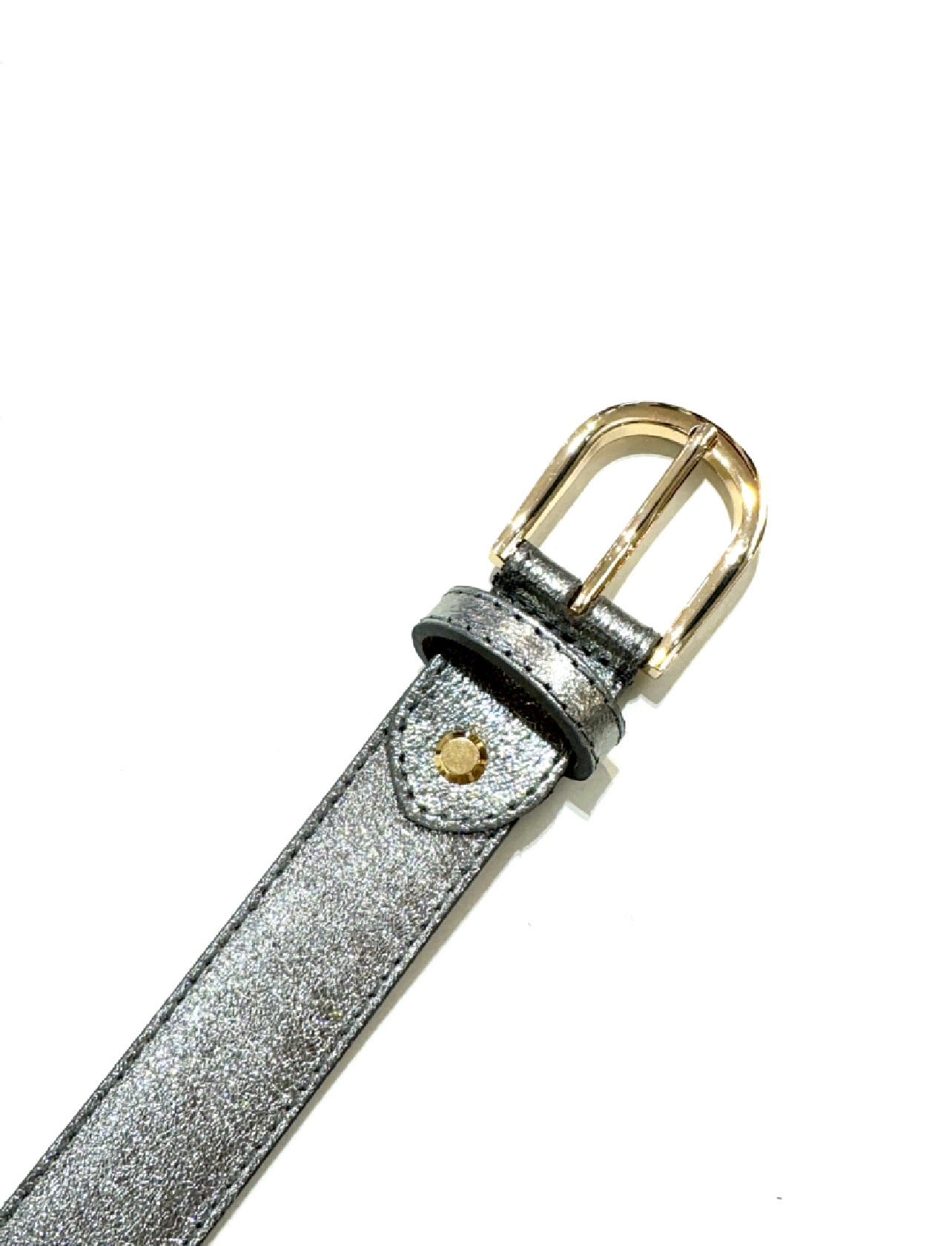 (7€50 pièce) LOT DE 4 CEINTURE CUIR ITALIEN À BOUCLE DORÉE T85/T90/T95/100