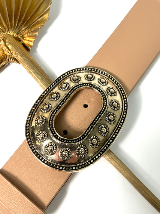 CEINTURE ÉLASTIQUE À BOUCLE ULTRA DÉTAILLÉE À PETITES FLEURS DE TOURNESOL LOÏS 910258