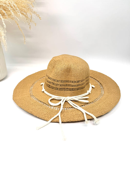 CHAPEAU BOHÈME D'ÉTÉ BOHÈME EN PAPIER TRESSÉ CP2604