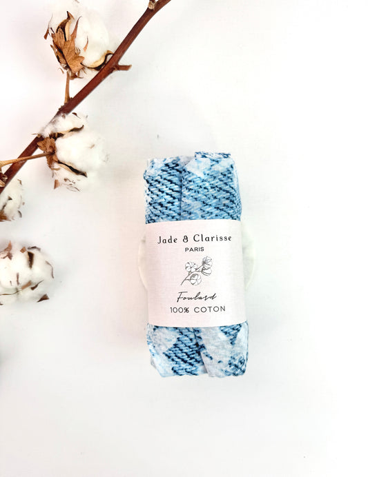 (4€50 la pièce) LOT DE 2 FOULARD 26COT08 ROULEAU DE COTON