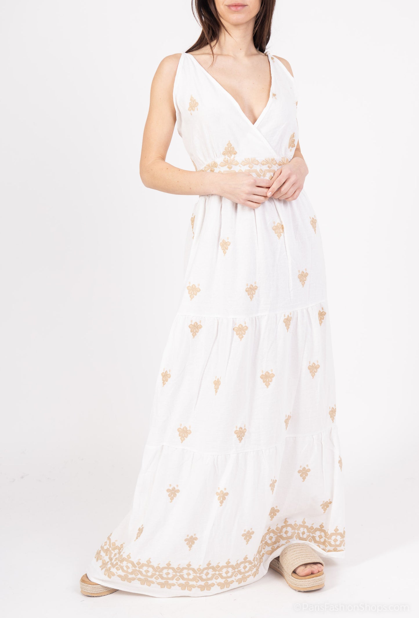 (13€ la pièce) LOT DE 4 ROBE PALAZZO COTON & LIN - COLLECTION RIVIERA CHIC 25VET04