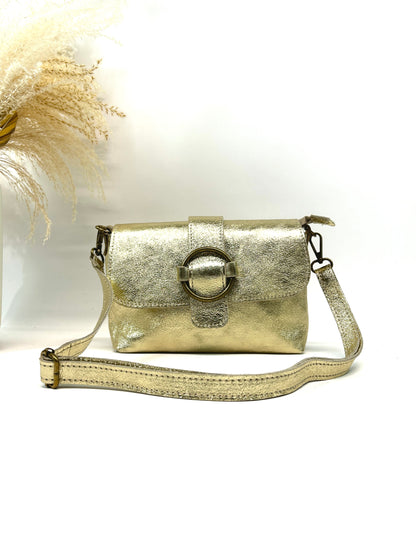 CHIC ITALIAN LEATHER RING BAG