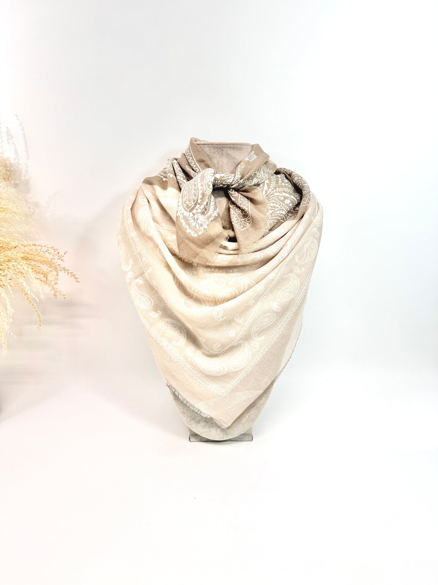 CARRÉ FOULARD BANDANA FIN PRINTANIER CA26-23