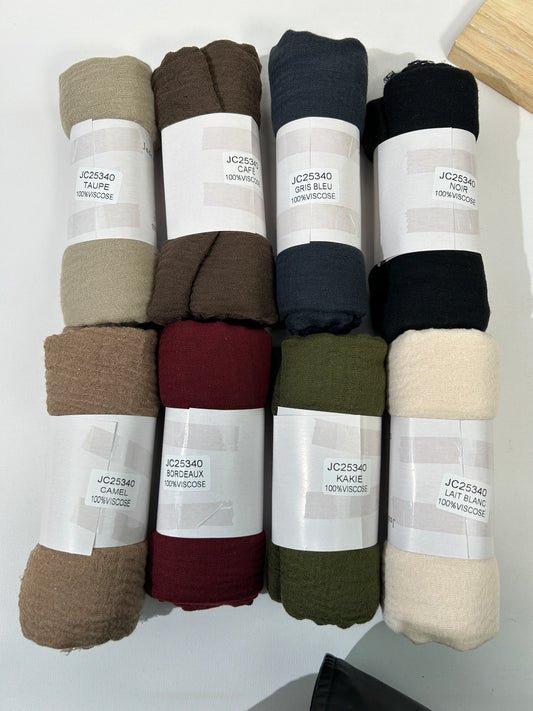 Plain Autumn/Winter Roll Scarf (Lot 12)