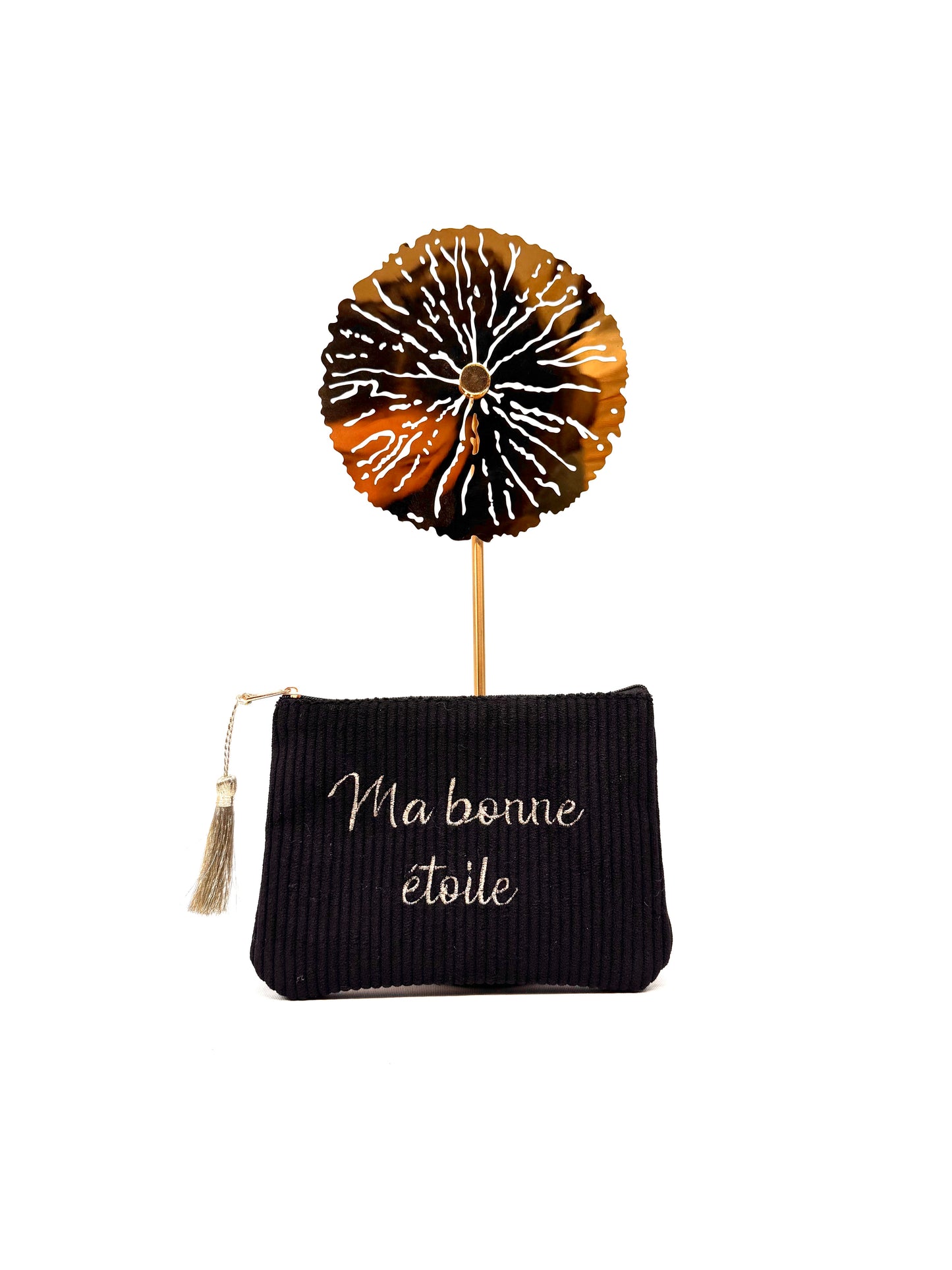 VELVET POUCH "MY LUCKY STAR" PO55065D