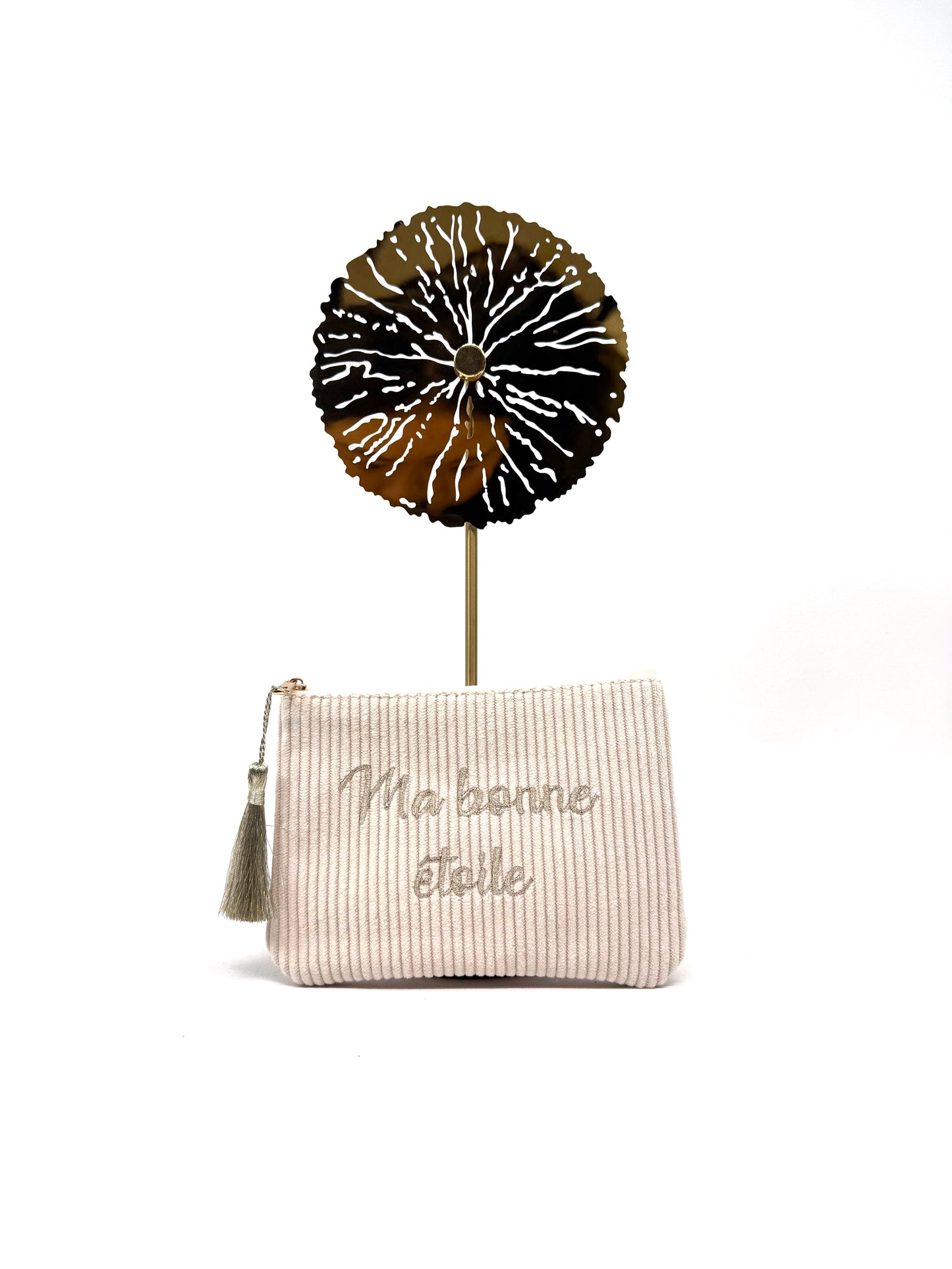 VELVET POUCH "MY LUCKY STAR" PO55065D