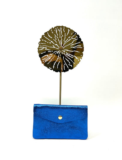 LOT DE 2 GRAND PORTE MONNAIE EN CUIR ÉLÉONORE ENV160