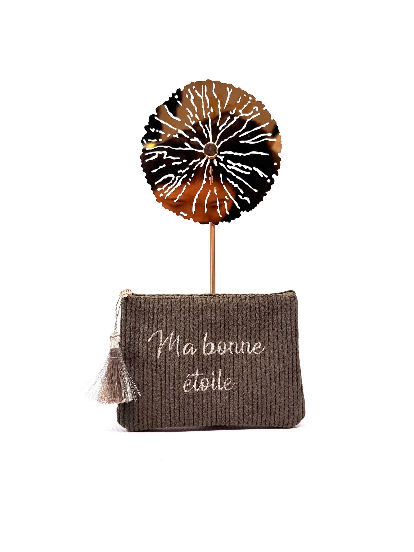 VELVET POUCH "MY LUCKY STAR" PO55065D