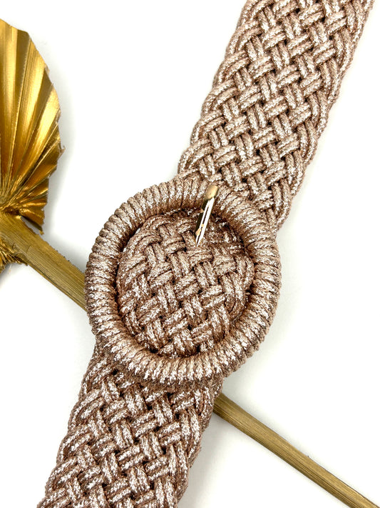 TALYA 910228 Round Loop Braided Synthetic Belt