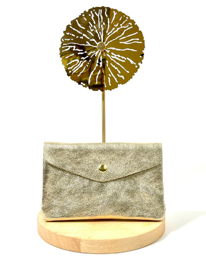 LOT DE 2 GRAND PORTE MONNAIE EN CUIR ÉLÉONORE ENV160