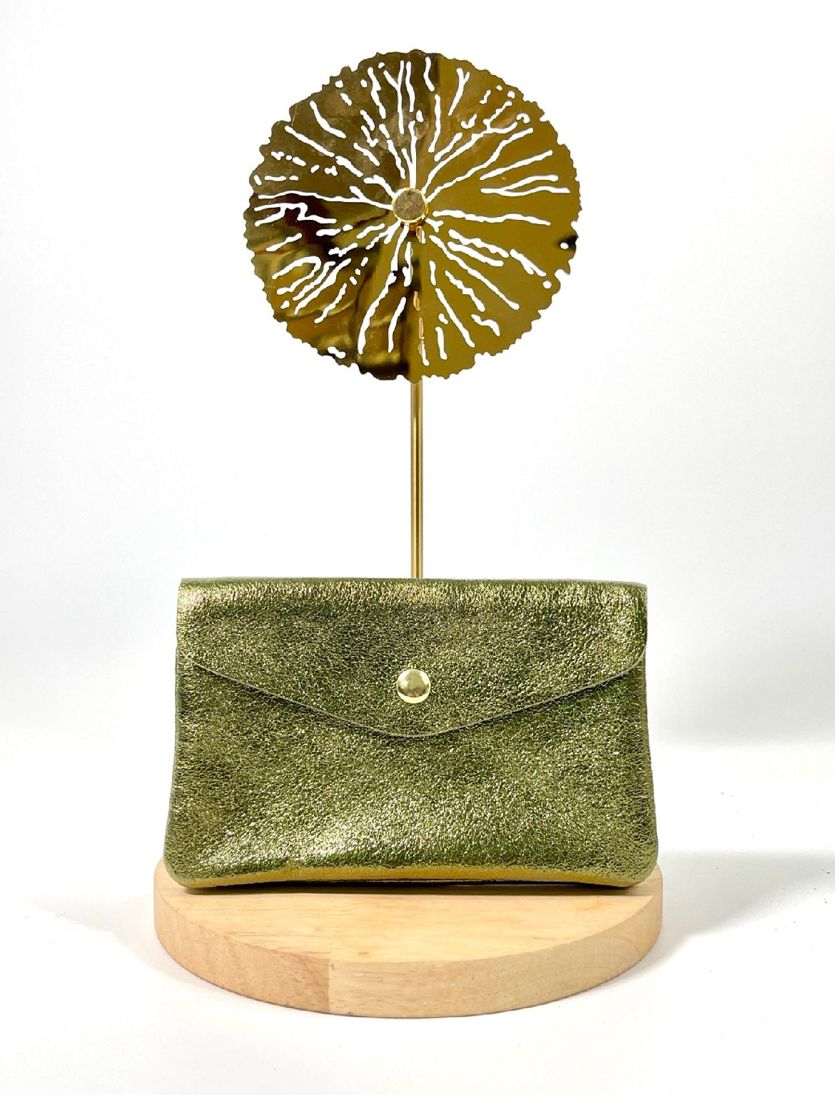 LOT DE 2 GRAND PORTE MONNAIE EN CUIR ÉLÉONORE ENV160