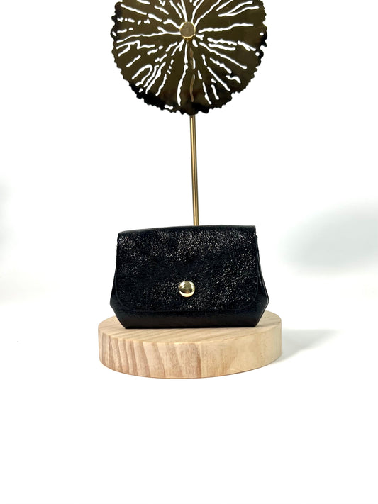 LOT DE 2 PORTE MONNAIE EN CUIR CARTE BOURSE IT-L