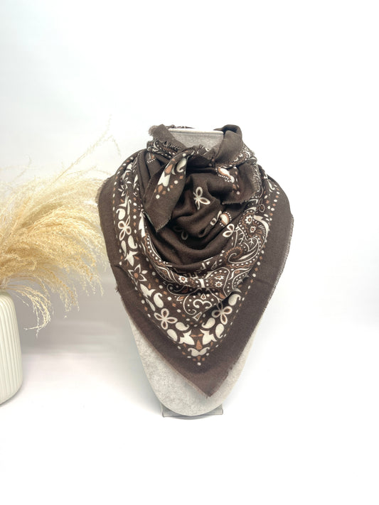 RESTOCK PLANE SQUARE SCARF 25323 LIMITED QUANTITY