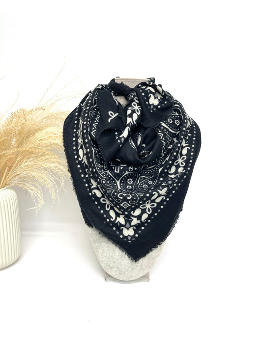 RESTOCK PLANE SQUARE SCARF 25323 LIMITED QUANTITY