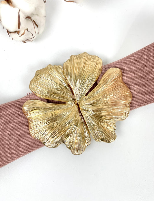 CEINTURE ÉLASTIQUE BOUCLE TRÈFLE 910231