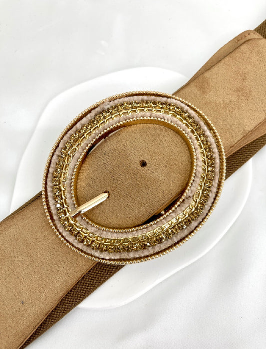 CEINTURE ÉLASTIQUE AVEC BOUCLE OVAL DÉLICATE 910211