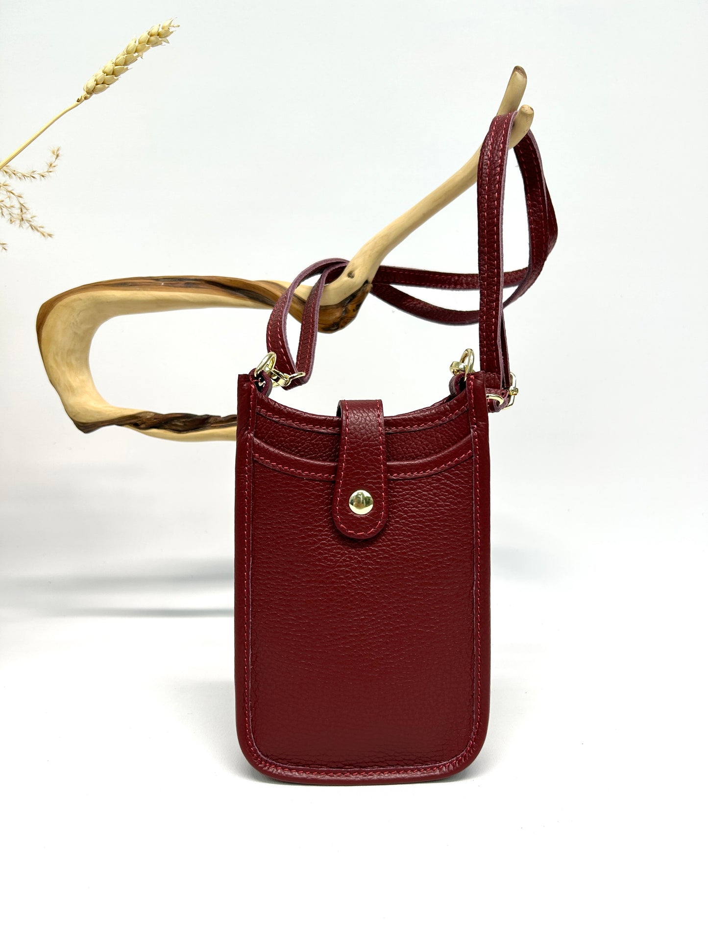 SARA TO GO ITALIAN LEATHER PHONE CASE