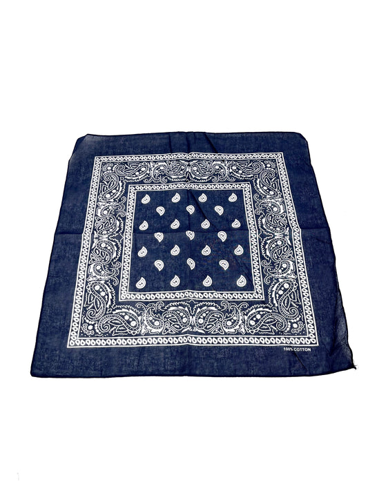 LOT OF 20 PCS PRINTED COTTON BANDANA SCARVES