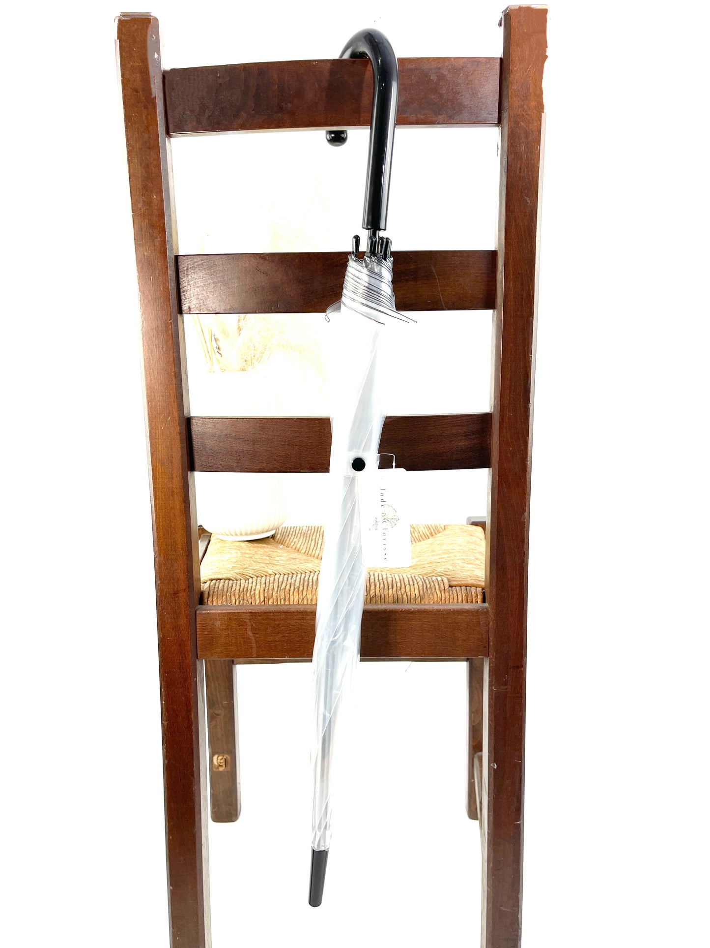 12-Piece Assortment of Transparent Japanese Umbrellas for Long Trekking, Windproof and Portable - P5003L