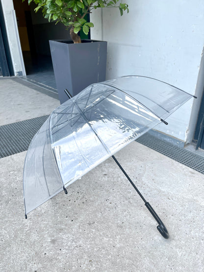 12-Piece Assortment of Transparent Japanese Umbrellas for Long Trekking, Windproof and Portable - P5003L