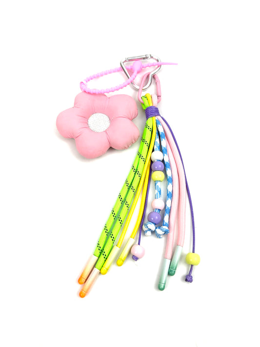 PORTE CLÉ GRIGRI ULTRA MIGNON LACET À PERLES