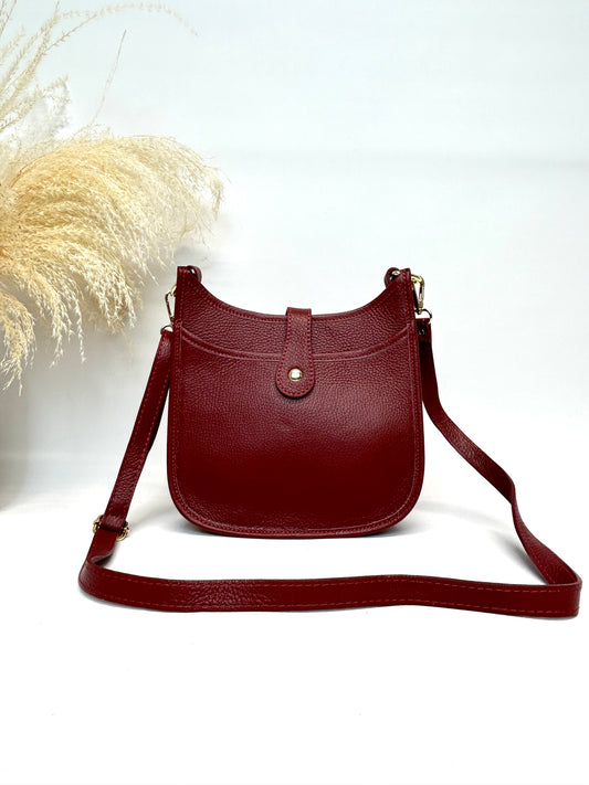 SAC EN CUIR BANDOULIÈRE EVELYNE