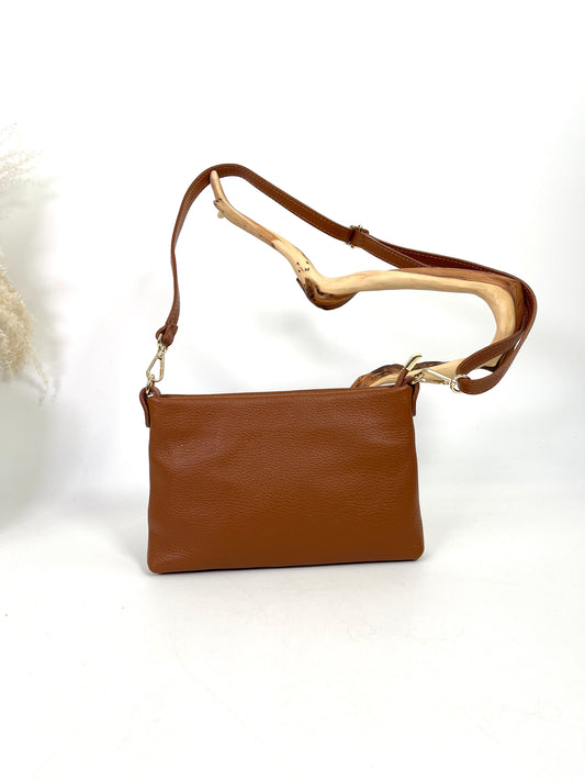 SAC EN CUIR POCHETTE BANDOULIÈRE SIERRA